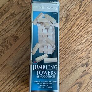Jumbling Towers Game with 48 Wood Pieces